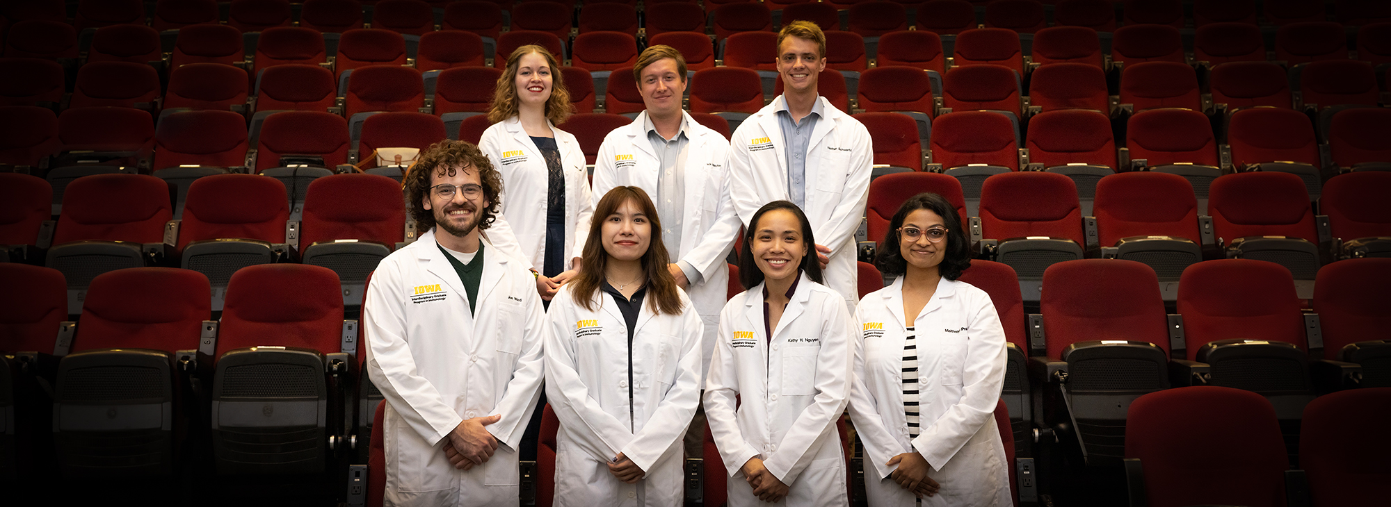 2025 Cohort in lab coats