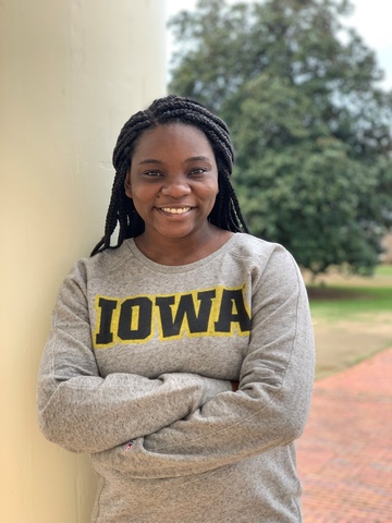 Ti-Ara Turner in Iowa Hoodie